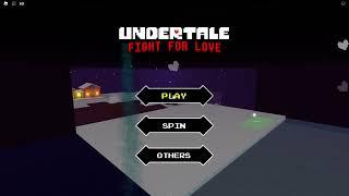 Roblox Undertale fight for love 2 Resets