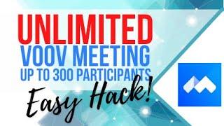 FREE UNLIMITED VOOV MEETING | 300 Participants | Zoom Alternative for Video Conferencing