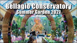 Bellagio Casino Conservatory Las Vegas summer June 2021 4K