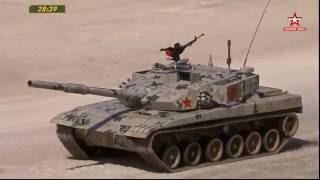 Tank Biathlon Russia T-72B3M Vs China Type96B  B