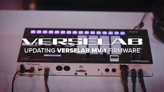 Roland VERSELAB MV-1 – How to update the firmware