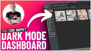 WordPress Dark Mode Dashboard With FREE Code Snippet