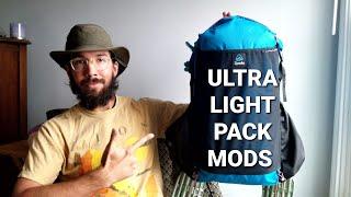 Upgrade Your Ultralight Backpack! Thru Hiking and Backpacking Mods/Tips - The Hot Minute with Dragon