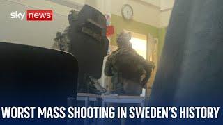 Worst mass shooting in Sweden's history as around 10 killed at adult education centre