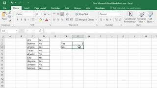 Counting non-numeric things in Excel