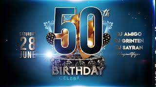 50th Birthday Party HD After Effects Template