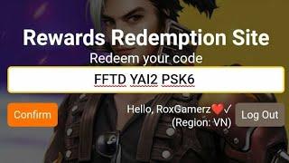 FREE FIRE REDEEM CODE TODAY | 8 JULY REDEEM CODE FREE FIRE | FF REDEEM CODE TODAY 8 JULY