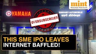 SME IPO Frenzy: SME With 2 Yamaha Showrooms Gets 400x IPO Demand | Receives Bids Worth ₹5,000 Crore