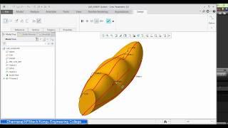 Creo Tutorial Variable section sweep