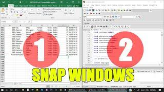 Windows Management Trick: How to place Two windows side-by-side | Snap Windows Feature