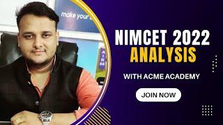 NIMCET 2022 Original Paper Analysis | NIMCET 2022 Cutoff | NIMCET 2022 Difficulty Level.