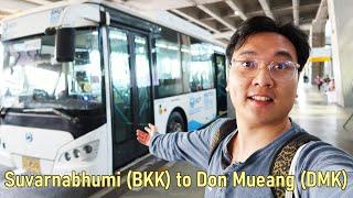  FREE BUS Suvarnabhumi to Don Mueang Airport 2022 2023 |   Bangkok Airports Free Shuttle Bus