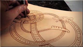 Leather Carving Tutorial - Viking Style