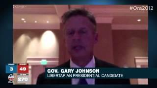 #Ora2012 Presidential Candidate Gary Johnson Reacts To Ohio | NewsBreaker | OraTV