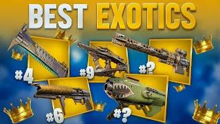 The 10 BEST Exotic Weapons In Destiny 2