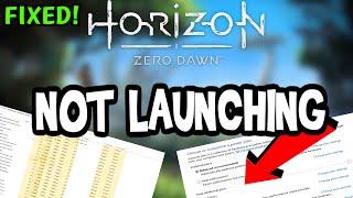 How to Fix Horizon Zero not Launching (100%Fix)