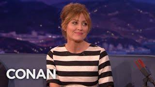 Sasha Alexander Teaches Conan Serbian Swear Words - CONAN on TBS