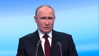 Пресс-конференция Владимира Путина после победы на выборах