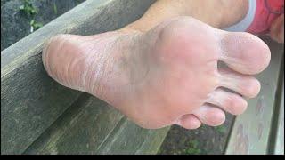 Reflexology on german mature soles (Foot interview) #3