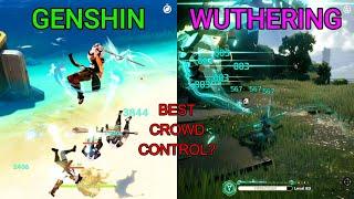 Genshin Impact vs Wuthering Waves! Crowd Control Comparison