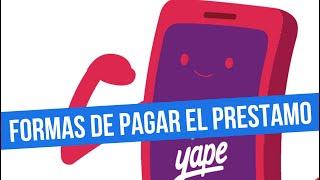 Como se REALIZA el PAGO del PRÉSTAMO de DINERO en YAPE (Banco de Crédito del Perú / BCP)