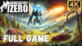 Generation Zero FULL GAME | Gameplay | Walkthrough | 4K 60FPS PC RTX 4060 - No Commentary