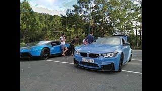 BMW M3 donut, drift on the streets