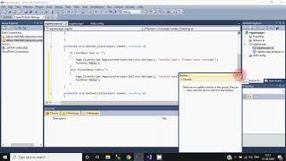 Registration form with validation using asp.net C#