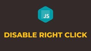 How to Disable Right Click on Website using Javascript