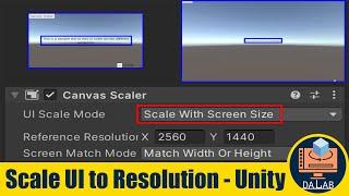 Scale UI to Screen Resolution in Unity