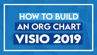 How to Build an Org Chart in Microsoft Visio 2019 - Visio Tutorial