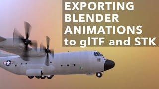 Exporting Blender animations to glTF and STK