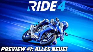 RIDE 4 Preview #1: Alles Neue in der neuen Motorrad-Simulation! | Let's Play 4K Gameplay German