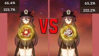 Genshin Impact : Hu Tao C0 Crimson Witch of Flames vs Shimenawa's Reminiscence (Vaporize Test)