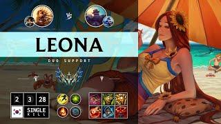 Leona Support vs Braum - KR Challenger Patch 14.12