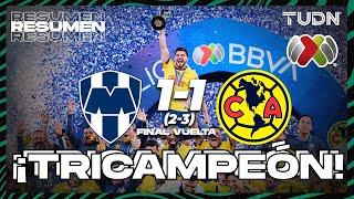 HIGHLIGHTS | Monterrey 1 (2)-(3) 1 América | Liga Mx -AP2024 | Final VUELTA | TUDN