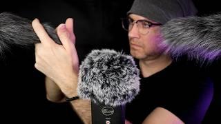 ASMR Faint Inaudible Whispers and 4D Mic Brushing To Send Tingles Down Your Spine