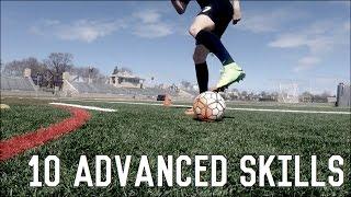 10 Advanced Skill Moves To Beat Defenders | Dribbling Skills Tutorial For Footballers/Soccer Players
