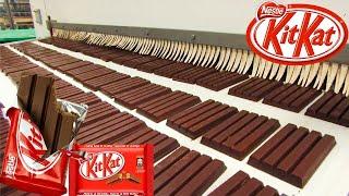 Paano Ginagawa Ang KITKAT Sa Factory | Proseso Ng Paggawa Ng KITKAT Chocolate Wafer at Ice cream