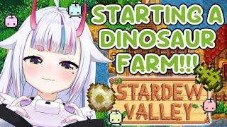 【STARDEW VALLEY】 LET'S START A DINO FARM!! 【Shiroroll】