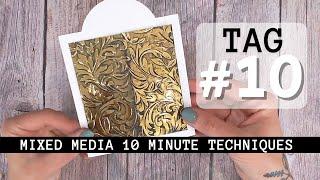 Tag #10 - Simple but Stunning Mirror Card Embossing Technique