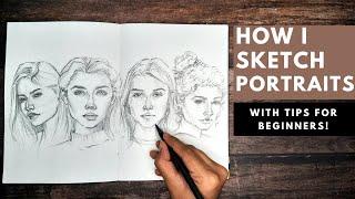 My Portrait Sketching Process + Tips for Beginners  | Art and Alchemy