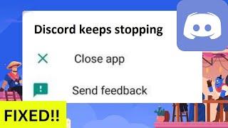 Fix Discord is Keep stopping Issue in Android Mobile