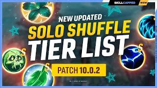 NEW UPDATED SOLO SHUFFLE TIER LIST for PATCH 10.0.2 - Dragonflight