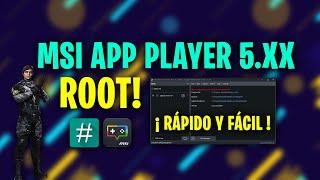 COMO ROOTEAR MSI App Player 5.9 y 5.12 NUEVO MÉTODO 