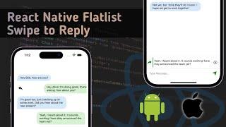 React Native Tutorial: Swipe-to-Reply in Chat List - Build Interactive Messaging Apps!