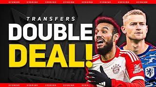 DE LIGT & MAZRAOUI Double Deal! SANCHO PSG Talks Continue! Man Utd Transfer News