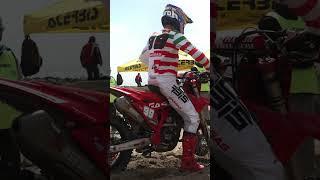 Andrea Verona #99 start at the 2023 Italy EnduroGP Cross Test 