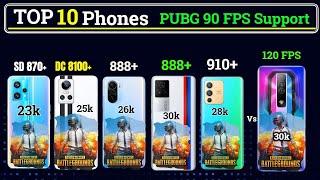 Top 5 Phones | PUBG 90 Fps Support | Snapdragon 888+ Smartphones  2022