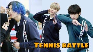 BTS Table Tennis  game // Hindi dubbing // Jhope love spider Man // bts run ep139